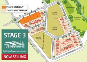 Helena Valley Views Stage 3 sales plan